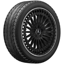 AMG 20 Zoll Felgen EQA H243 Vielspeichen schwarz matt | A2434010600 7X72-Satz