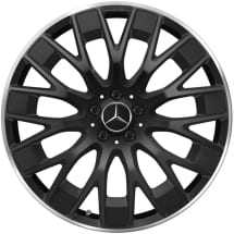 AMG 21 Zoll Felgen Satz EQE SUV X294 Vielspeichen schwarz matt | A2944011500 7X71-X294