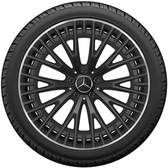 AMG 21 Zoll Felgen Satz EQS 53 AMG V297 Vielspeichen schwarz matt | A2974012900 7X71-V297 AMG 21 Zoll Felgen Satz EQS 53 AMG V297 Vielspeichen schwarz matt | A2974012900 7X71-V297