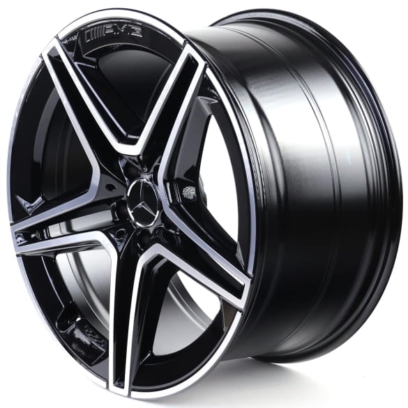 AMG 21 Zoll GLS X167 Felgen schwarz 5-Doppelspeichen Original | A1674017300/7400-7X23