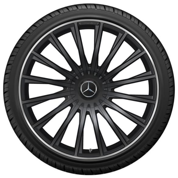 AMG 21 Zoll Felgen Satz S-Klasse S63 AMG V223 schwarz matt Vielspeichen Original Mercedes-AMG