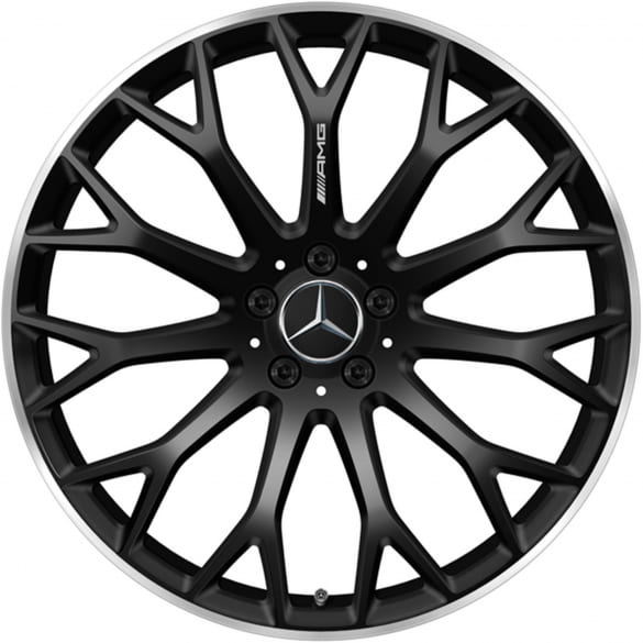 21 Zoll AMG SL R232 Felgen Satz schwarz matt | A2324012700/2800 7X71