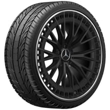 21 Zoll AMG EQE 43 / 53 Felgen Satz schwarz matt | A2954012900/3000-7X71