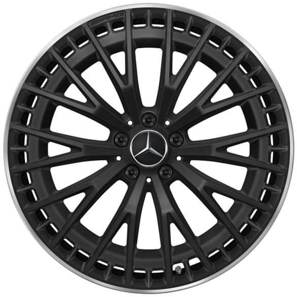 AMG 21 Zoll Vielspeichen-Rad-Satz GLC X254 SUV Schwarz Matt Vielspeichen Original Mercedes-AMG