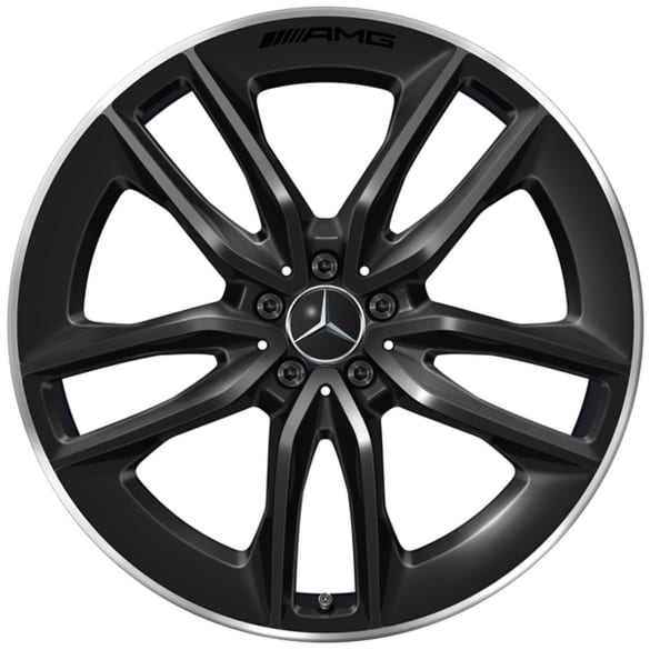 AMG 22 Zoll Felgen Satz GLE 167 schwarz 5-Doppelspeichen Original Mercedes-AMG | A16740136/3700-7X72