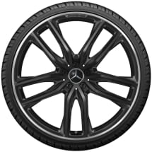 AMG 23 Zoll Felgen GLS X167 Schwarz 5-Doppelspeichen | A1674017700/-7800 7X72