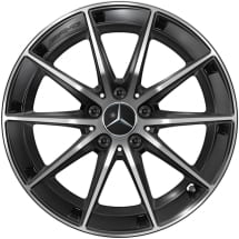 AMG 18 Zoll Felgen CLA 35 X118 Shooting Brake 10-Speichen Schwarz Original Mercedes-AMG | A1184010500 7X23-X118