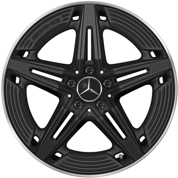 CLA 45 AMG 19 Zoll Felgen C118 X118 Schwarz Matt Original Mercedes-AMG | A1184010700 7X71-Satz