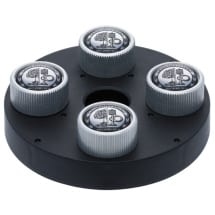 Original AMG Ventilkappen Zierkappen satin-silber 4-teilig Set  | B66472005