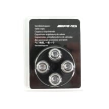 Original AMG Ventilkappen Zierkappen satin-silber 4-teilig Set  | B66472005