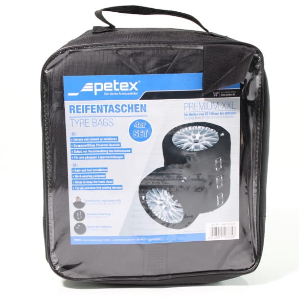 Reifentaschen, Reifenhüllen PETEX 4-teilig 20 bis 23 Zoll | 44130304 Reifentaschen, Reifenhüllen PETEX 4-teilig 20 bis 23 Zoll | 44130304