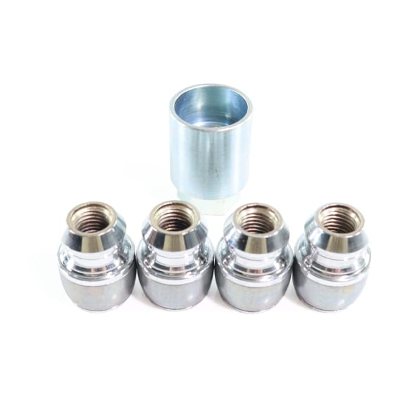 Radsicherungssatz Felgenschloss silber Original KIA | 66490ADE52