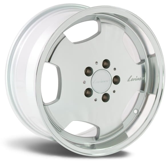 Lorinser RS90 17 Zoll Felgen silber W124 500E W126 R107 R129