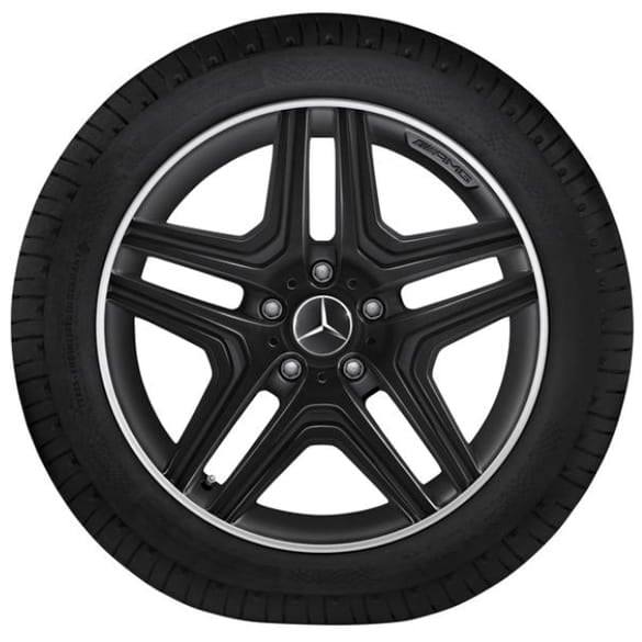 AMG 20 Zoll Sommerräder 5-Doppel-Speichen schwarz G-Klasse W463 Original Mercedes-Benz