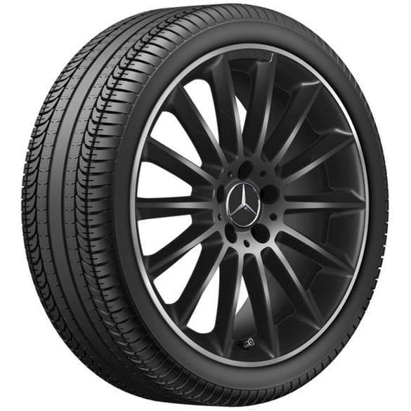 AMG Sommerräder 19 Zoll schwarz Original Mercedes-Benz  | Q440241910070-Bridgestone