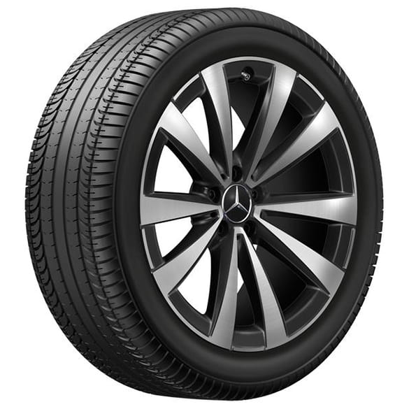 Sommerräder 20 Zoll EQS V297 schwarz Komplettradsatz Original Mercedes-AMG