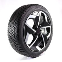 Winterräder 19 Zoll schwarz silber Smart ONE #1 HX11 Komplettradsatz Bridgestone | Fondmetal-19-Zoll-bicolor-B