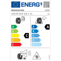 Winterräder 19 Zoll schwarz smart THREE #3 HC11 Komplettradsatz Bridgestone | L95406365S-B