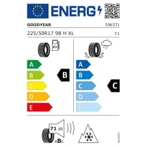 Winterräder 17 Zoll CLA C174 schwarz Goodyear | Q44014141107A/08A/09A/10A
