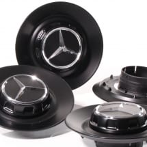 AMG Nabendeckel Schmiederad schwarz matt GLE Original Mercedes-Benz | A00040042009283-GLE167