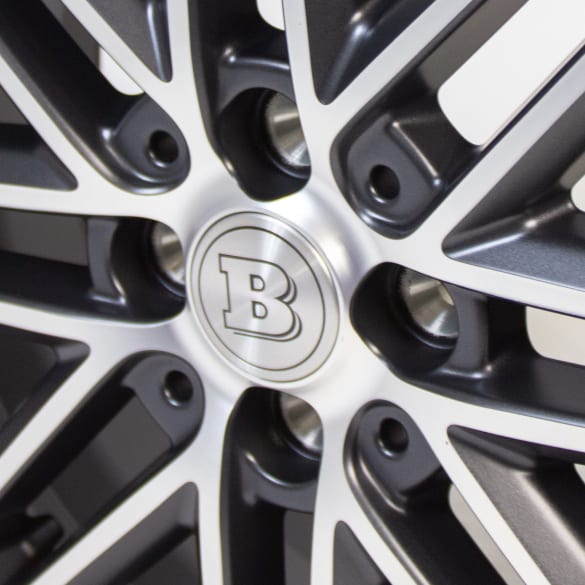 Original Brabus smart 453 Nabendeckel Silber A45340005009987 | A4534000500C57B-B