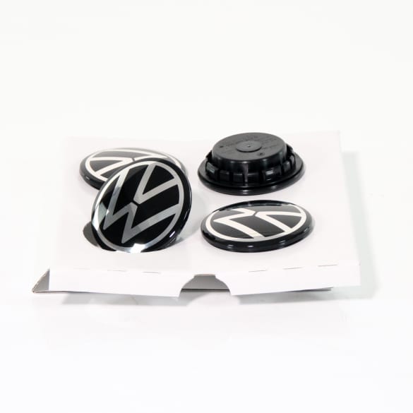 und Metallventile Original Volkswagen Ventilkappen mit VW Logo für Gummi 