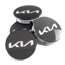 Nabendeckel Satz graphit grau 49mm neues Logo Original KIA | 66400ADE91GRBO-Set