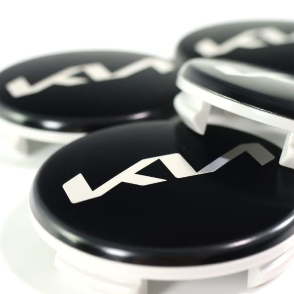 Nabendeckel Satz schwarz satin finish 50mm neues Logo Original KIA | 66400ADE92BLA-Set Nabendeckel Satz schwarz satin finish 50mm neues Logo Original KIA | 66400ADE92BLA-Set