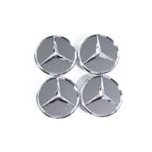 Nabendeckel Satz Tantalgrau 66,8 mm Original Mercedes-Benz | A0004003800 7519