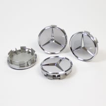 Nabendeckel Original Mercedes-Benz Titansilber | A4154002800-Satz