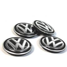 VW Nabendeckel Satz Golf 7 VII schwarz Original Volkswagen  | 5G0601171XQI-Satz