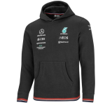 Felpa con cappuccio bambino AMG Petronas Formula 1 nera Original Mercedes-Benz
