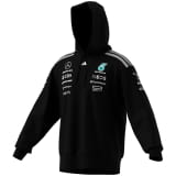adidas felpa con cappuccio da uomo pilota Mercedes-AMG PETRONAS F1 2026 nera