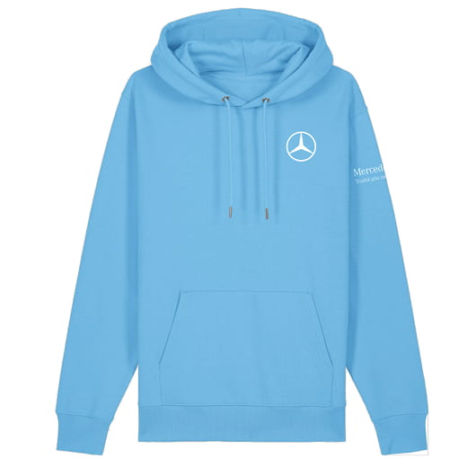 Felpa con cappuccio uomo blu 130 anni Mercedes-Benz Trucks Limited Edition | MBT0280-K