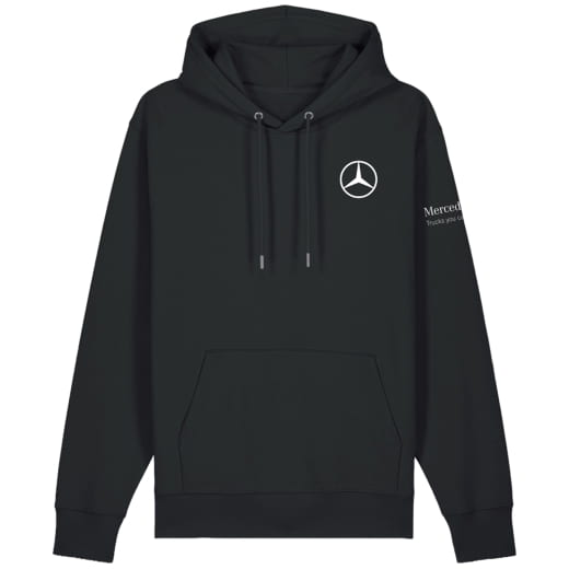 Felpa con cappuccio uomo 30 anni Actros nera Mercedes-Benz Trucks Limited Edition taglia S | MBT0276-K