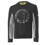 Felpa unisex AMG Affalterbach Logo nera originale Mercedes-Benz
