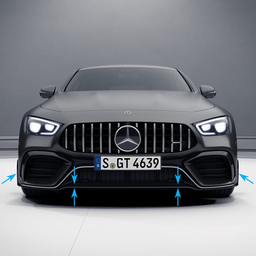 Flics aérodynamiques AMG lèvre avant AMG GT C192 Original Mercedes-AMG | 290-Aerodynamik-Seitenspoiler