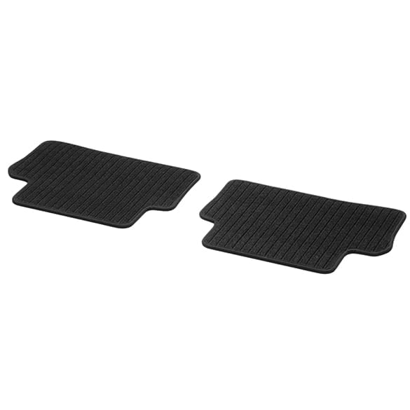 Rep rear floor mats black | CLS C257 | Genuine Mercedes-Benz | CLS-A21368063039G32