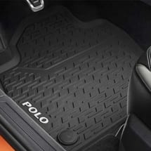 all-season rubber floor mats | Polo 6 (2G) | Genuine Volkswagen | 2G1061500 82V