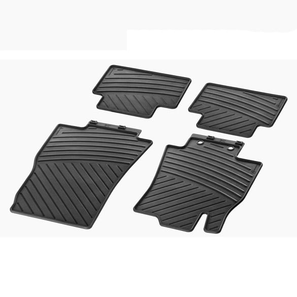 Car rubber floor mats Mercedes E-Class Coupe W207 | original Mercedes-Benz | 