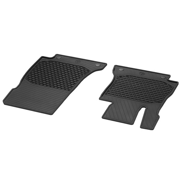 Floor Mats Rubber Mats AMG GT 4-door X290 Set 4-piece black Genuine Mercedes-Benz