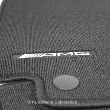 AMG floor mats set C-Class sedan W205 & station wagon S205 black Genuine Mercedes-Benz | A205680600564 9G63
