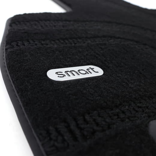 Floor mats velour mats black smart #5 HY11 3-piece set | QAP6608152225