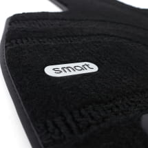 Floor mats velour mats black smart #5 HY11 3-piece set | QAP6608152225