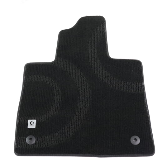 Floor mats velour mats smart #3 THREE black 3-piece original smart | QAP6608036124