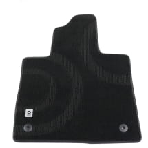 Floor mats velour mats smart #3 THREE black 3-piece original smart | QAP6608036124