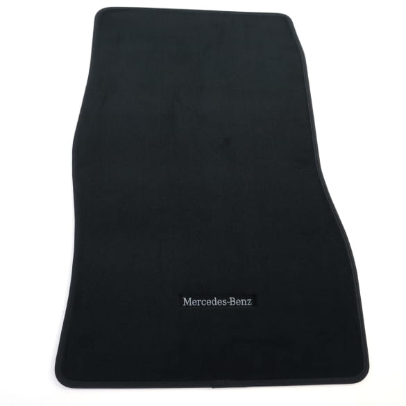 Floor mats velours CLA Coupe C174 black 3-piece genuine Mercedes-Benz | A1746803801 9J74-C174