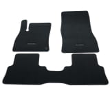 Floor mats velours CLA Shooting Brake X174 black 3-piece genuine Mercedes-Benz