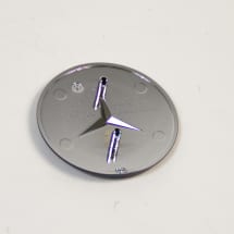 Frontembleem zwart mat motorkap origineel Mercedes-Benz | Stern-Emblem-schwarz-5