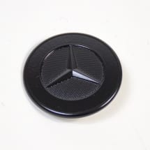 Frontembleem zwart mat motorkap origineel Mercedes-Benz | Stern-Emblem-schwarz-5